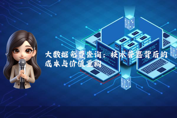 大数据免费查询:技术普惠背后的成本与价值重构